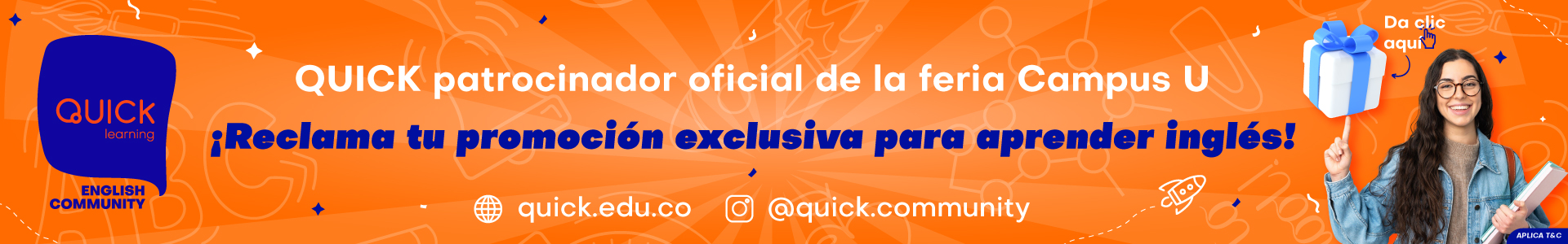 Quick Learning — Banner publicitario